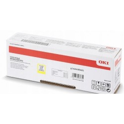 OKI oryginalny toner 46490401, yellow, 1500s, OKI C532, MC573, O - 1