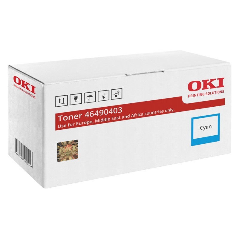 OKI oryginalny toner 46490403, cyan, 1500s, OKI C532, MC573, O - 1