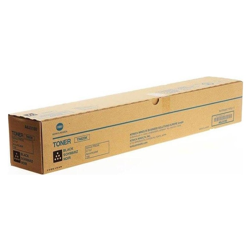 Konica Minolta oryginalny toner A8J3150, black, 60000s, TN623, Konica Minolta Bizhub PRESS C71cf, O - 1
