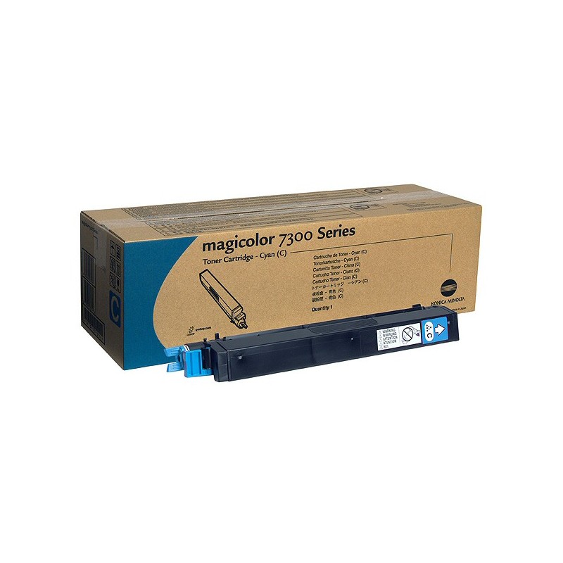 Konica Minolta oryginalny toner 1710-5300-04, cyan, 6000s, toner + developer, Konica Minolta QMS Magic Color 7300, O - 1