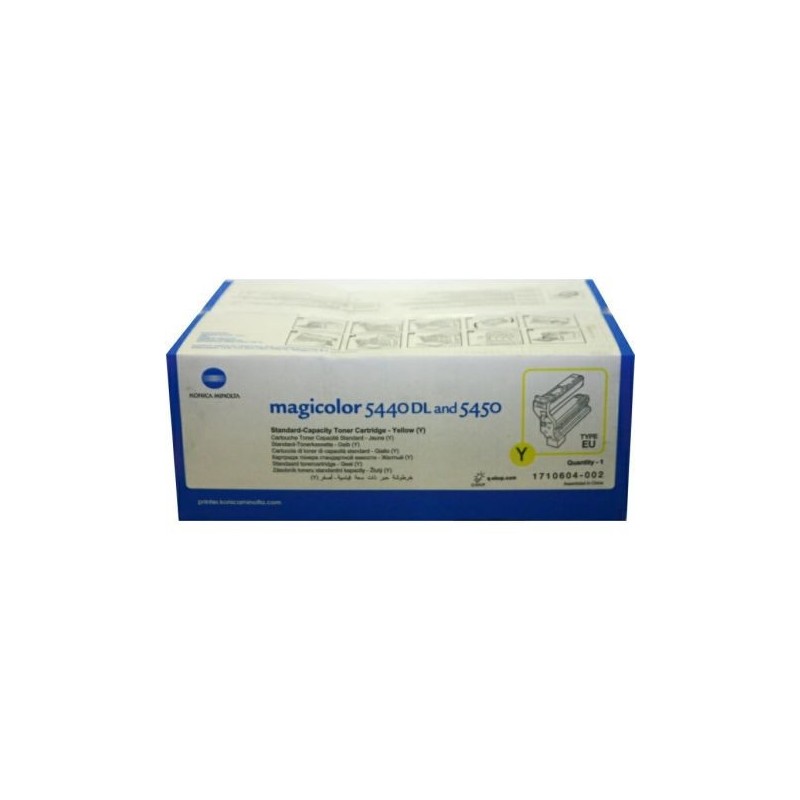 Konica Minolta oryginalny toner 4539134, yellow, 6000s, 1710-6040-02, Konica Minolta QMS Magic Color 5440DL, 5450, O - 1