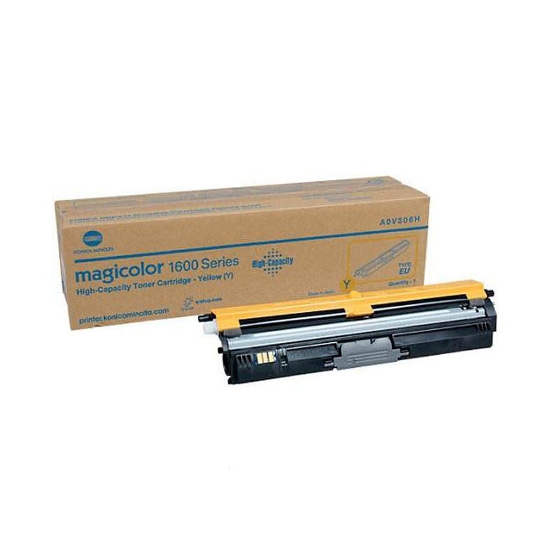 Konica Minolta oryginalny toner A0V306H, yellow, 2500s, Konica Minolta QMS MC1650EN, MC1650END, MC1650, 1600W ,MC1680, O - 1