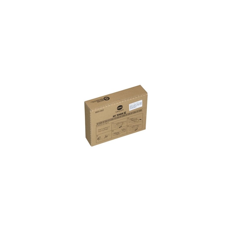 Konica Minolta oryginalny toner MTII, black, 6000s, Konica Minolta EP-2120, 2121, 2150, 2151, 2130, 2131, 2152, 2153, 4x50g, O -