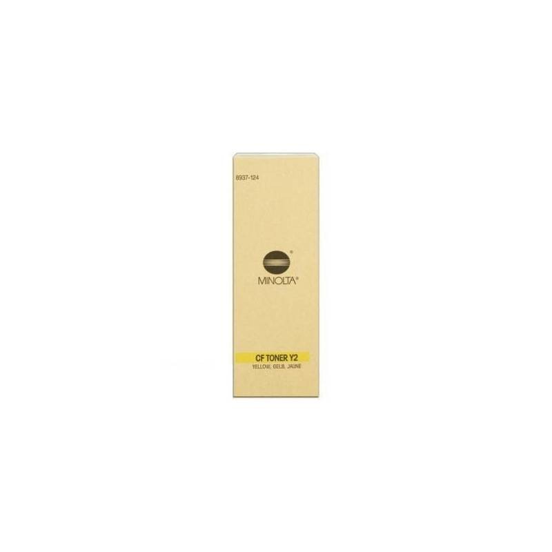 Konica Minolta oryginalny toner 8937124, yellow, 9000s, CF TONER Y2, Konica Minolta CF-9001, 286g, O - 1