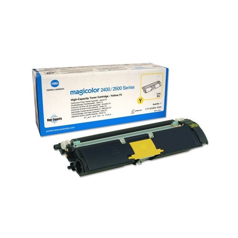 Konica Minolta oryginalny toner A00W131, yellow, 1500s, 1710-5890-01, Konica Minolta Magic Color 2400, 2430, 2450, O - 1