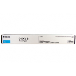 Canon oryginalny toner CEXV51, cyan, 60000s, 0482C002, bez chipu, Canon iR ADV C5535, C5540, C5550, C5560, O - 1