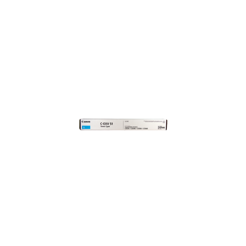 Canon oryginalny toner CEXV51, cyan, 60000s, 0482C002, bez chipu, Canon iR ADV C5535, C5540, C5550, C5560, O - 1