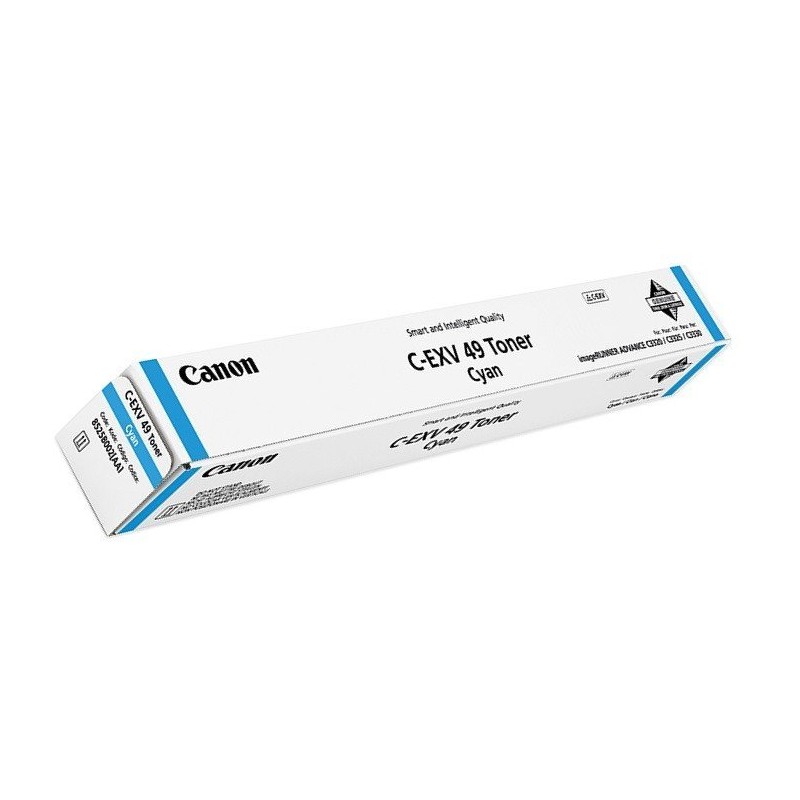 Canon oryginalny toner CEXV49, cyan, 19000s, 8525B002, bez chipu, Canon iR ADV C3320,3325,3330, O - 1