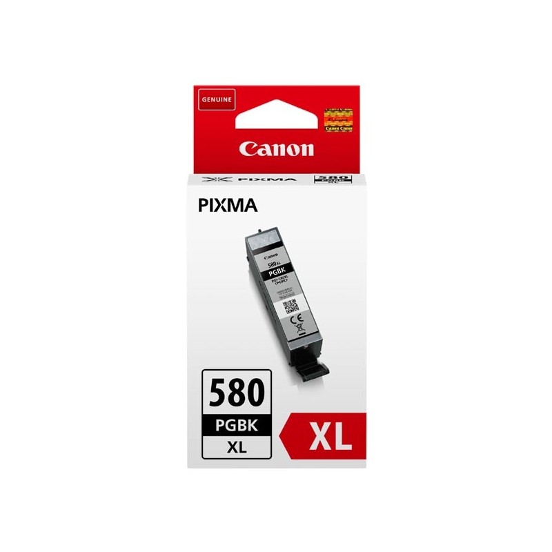 Canon oryginalny ink / tusz PGI-580PGBK XL, black, 18.5ml, 2024C001, high capacity, Canon PIXMA TR7550, TR8550, TS6150, TS8150, 