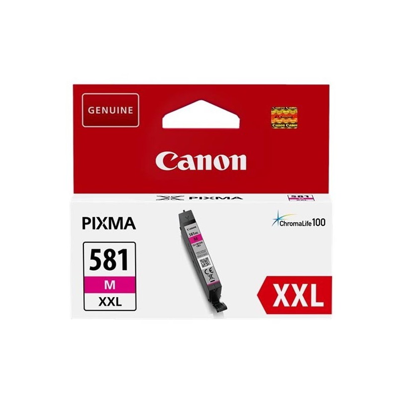 Canon oryginalny ink / tusz CLI-581M XXL, magenta, 11.7ml, 1996C001, very high capacity, Canon PIXMA TR7550, TR8550, TS6150, TS 