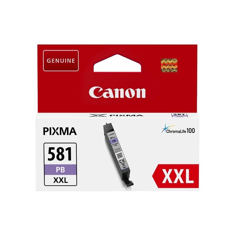 Canon oryginalny ink / tusz CLI-581PB XXL, photo blue, 11.7ml, 1999C001, very high capacity, Canon PIXMA TR7550, TR8550, TS6150 