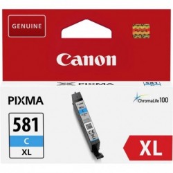 Canon oryginalny ink / tusz CLI-581C XL, cyan, 8,3ml, 2049C001, very high capacity, Canon PIXMA TR7550,TR8550,TS6150,TS6151,TS8 