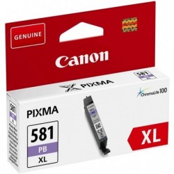 Canon oryginalny ink / tusz CLI-581PB XL, photo blue, 8,3ml, 2053C001, very high capacity, Canon PIXMA TR7550,TR8550,TS6150,TS6 