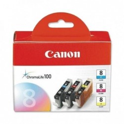 Canon oryginalny ink / tusz CLI8CMY, cyan/magenta/yellow, 0621B029, 0621B026, Canon 3-pack C/M/Y iP4200, iP5200, iP5200R, MP500 