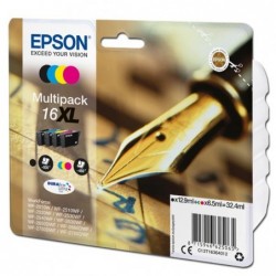 Epson oryginalny ink / tusz C13T16364012, T163640, 16XL, CMYK, 3x6.5/12.9ml, Epson WorkForce WF-2540WF, WF-2530WF, WF-2520NF, W 