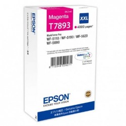 Epson oryginalny ink / tusz C13T789340, T789, XXL, magenta, 4000s, 34ml, 1szt, Epson WorkForce Pro WF-5620DWF, WF-5110DW, WF-56 