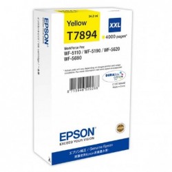 Epson oryginalny ink / tusz C13T789440, T789, XXL, yellow, 4000s, 34ml, 1szt, Epson WorkForce Pro WF-5620DWF, WF-5110DW, WF-569 