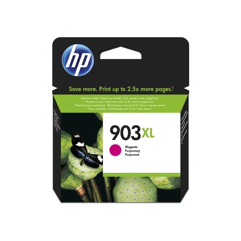 HP oryginalny ink / tusz T6M07AE, HP 903XL, magenta, 825s, 9.5ml, high capacity, HP Officejet 6962,Pro 6960,6961,6963,6964,6965 