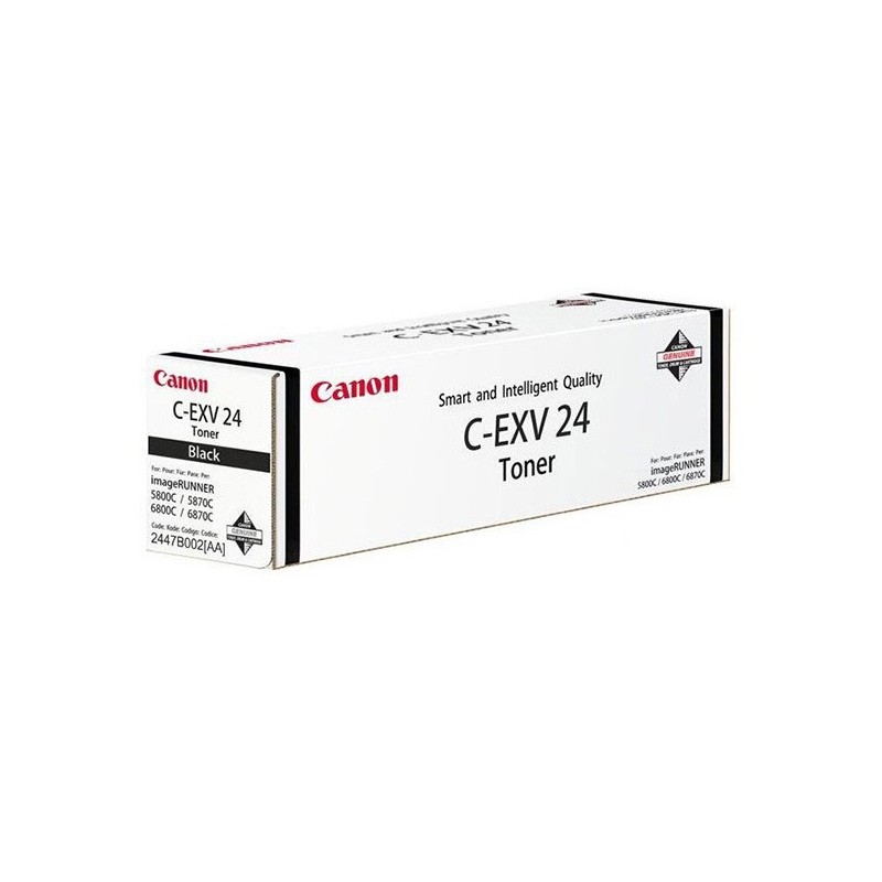 Canon oryginalny toner CEXV24, black, 48000s, 2447B002, Canon iR-5800, 5870, 5880, 6800, 6870, 6880, C, CN, Ci, 2000g, náhrada -