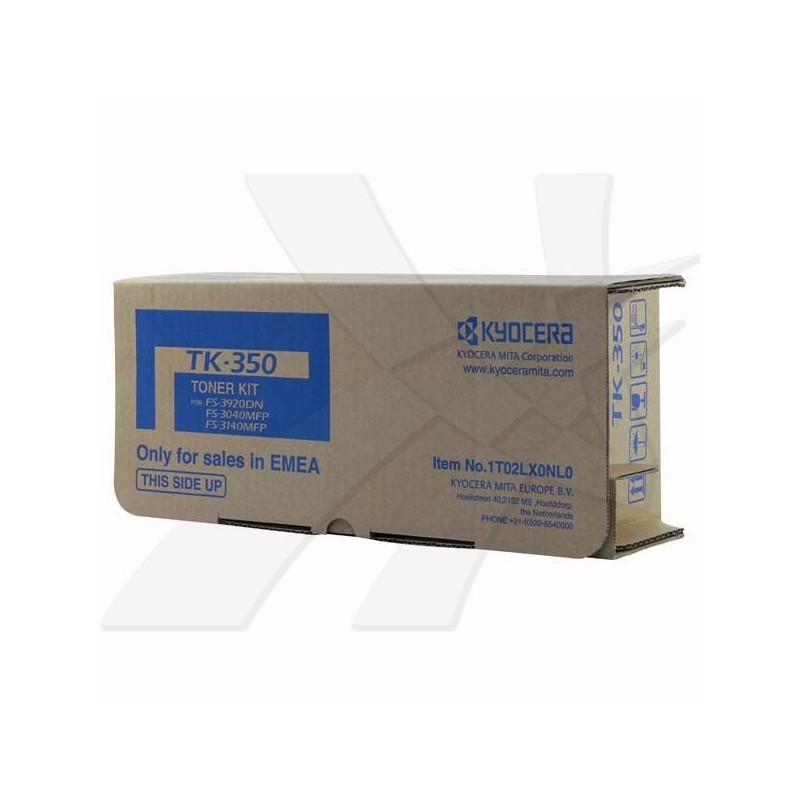Kyocera oryginalny toner TK350, black, 15000s, 1T02LX0NL0, 1T02LX0NLC, zawiera pojemnik na odpady, Kyocera FS-3920DN, 3040MFP, -