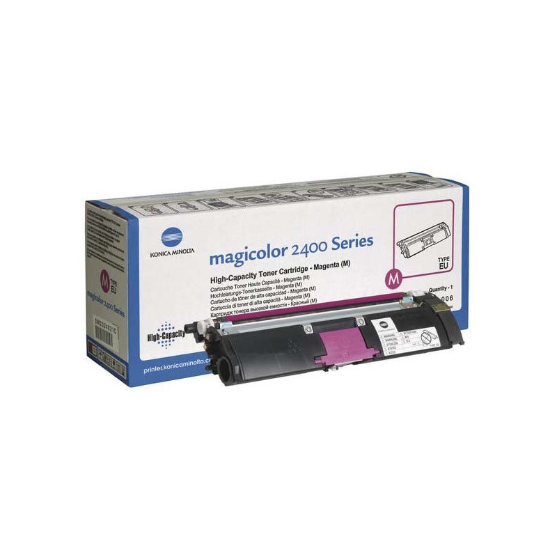 Konica Minolta oryginalny toner A00W232, magenta, 4500s, 1710-5890-06, z hologramem, Konica Minolta Magic Color 2400, 2430, 245 