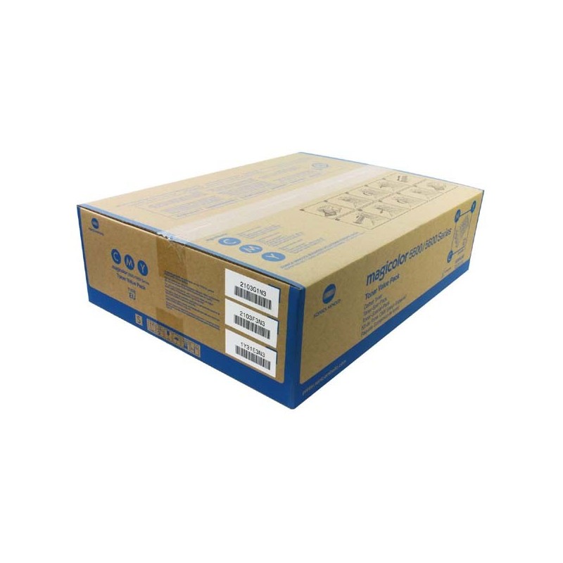 Konica Minolta oryginalny toner A06VJ52, color, 18000 (3x6000)s, low capacity, Konica Minolta QMS MC5500, 5550, 5570, 5600, 565 