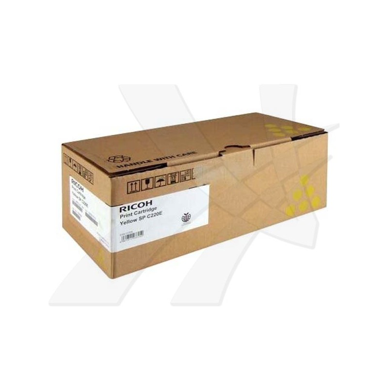 Ricoh oryginalny toner 406768, 406055, 406147, 406106, 407643, yellow, 2000s, Ricoh Aficio SPC220N, SPC220S, SPC221N, SPC221SF, 