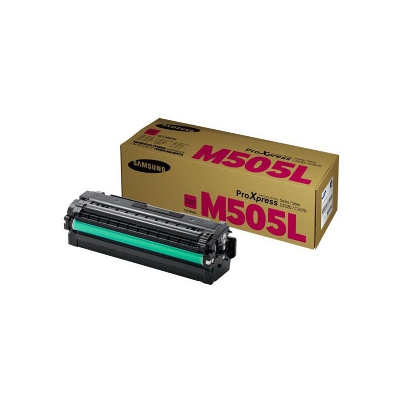 HP oryginalny toner SU302A, CLT-M505L, magenta, 3500s, M505L, high capacity, Samsung ProXpress SL-C2620DW, SL-C2670FW, SL-C2680 