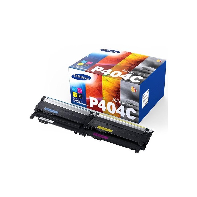 HP oryginalny toner SU365A, CLT-P404C, CMYK, 1500, 3*1000s, P404C, 4 pack, Samsung XPRESS C430W, SL-C480W, MULTIXPRESS C9252NA, 