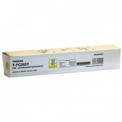 Toshiba oryginalny toner TFC26SY6K, yellow, 6000s, 6B000000569, 6B000001096, high capacity, Toshiba e-Studio 262CP, 222CS, 263C 