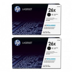 HP oryginalny toner CF226XD, black, 18000 (2x9000)s, HP 26X, high capacity, HP LaserJet Pro M402, Pro MFP M426, dual pack, 2x93 