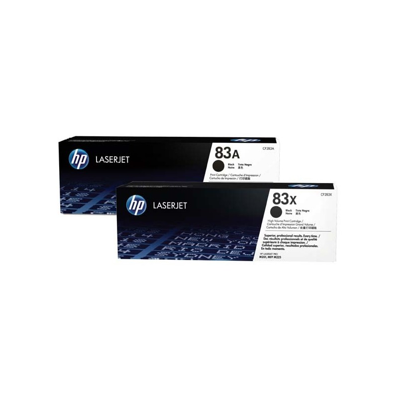 HP oryginalny toner CF283AD, black, 3000 (2x1500)s, HP 83A, HP LJ Pro M201dw,M201n,MFP M125a,MFP M125nrw, dual pack, 1240g, 2sz 