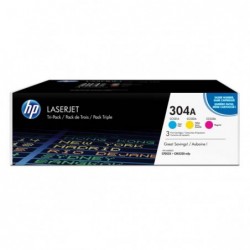 HP oryginalny toner CF372AM, CMY, 8400 (3x2800)s, HP 304A, HP Color LaserJet CM2320fxi, CM2320n, CM2320nf, CP202, 3x900g, 3szt, 