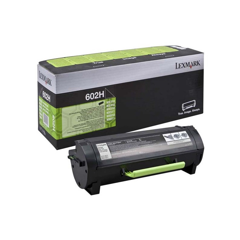 Lexmark oryginalny toner 60F2H00, black, 10000s, 602H, high capacity, return, Lexmark MX611de, MX511de, MX410de, MX611dhe, MX51 