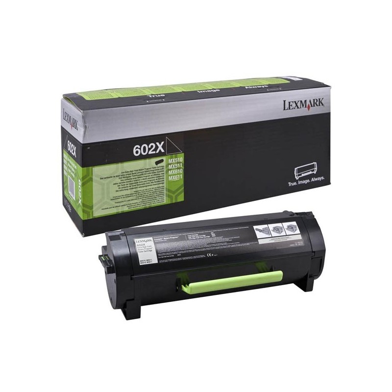 Lexmark oryginalny toner 60F2X00, black, 20000s, 602X, extra duża pojemność, return, Lexmark MX611de, MX511de, MX611dhe, MX511d 