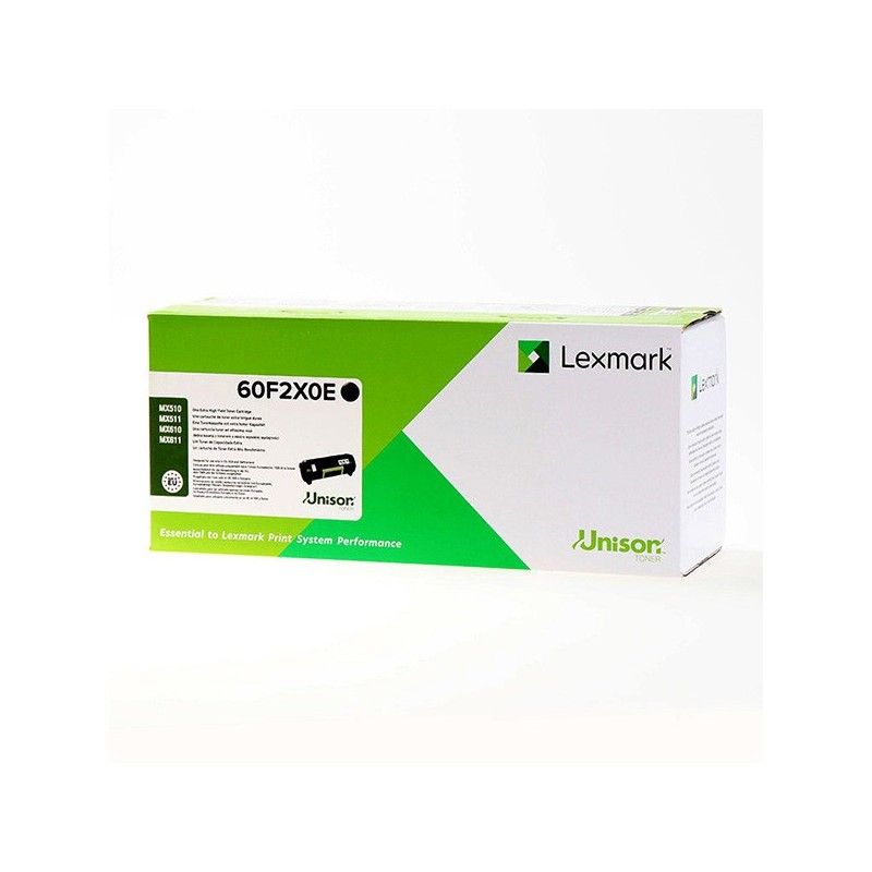 Lexmark oryginalny toner 60F2X0E, black, 20000s, 602XE, extra duża pojemność, return, Lexmark MX510de,MX511 Series,MX610de,MX61 