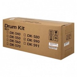 Kyocera oryginalny bęben DK-590K, black, 302KV93017, 302KV93018, 302KV93010, 302KV93014, 200000s, Kyocera FS-C2026MFP,FS-C2126M 