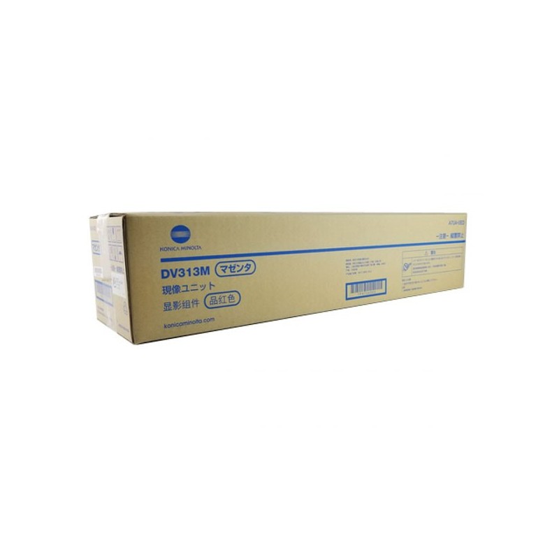 Konica Minolta oryginalny developer A7U40ED, DV-313M/A2XN0ED, DV-512M/A9C80ED, DV-619M, magenta, 600000s, Konica Minolta Bizhub 