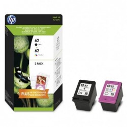 HP oryginalny zestaw tuszy N9J71AE, HP 62, black/color, 200/165s, 4.4.2005ml, HP value pack Envy 5640, 5644, 5660, 7640, Office 