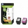 HP oryginalny zestaw tuszy N9J71AE, HP 62, black/color, 200/165s, 4.4.2005ml, HP value pack Envy 5640, 5644, 5660, 7640, Office 