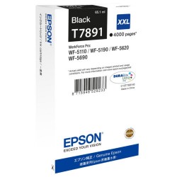 Epson oryginalny ink / tusz C13T789140, T789, XXL, black, 4000s, 65ml, 1szt, Epson WorkForce Pro WF-5620DWF, WF-5110DW, WF-5690 