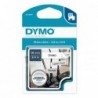 Dymo oryginalny taśma do drukarek etykiet, Dymo, 16958, S0718050, czarny druk/biały podkład, 3.5m, 19mm, D1 specjalna - elastyc 