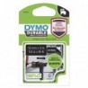 Dymo oryginalny taśma do drukarek etykiet, Dymo, 1978365, w kolorze białym druk/czarny podkład, 3m, 12mm, D1, trwałe winylowe - 