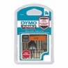Dymo oryginalny taśma do drukarek etykiet, Dymo, 1978367, czarny druk/pomarańczowy podkład, 3m, 12mm, D1, trwałe winylowe - 2