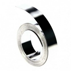 Dymo oryginalny taśma do drukarek etykiet, Dymo, 32500, S0720170, 6.4m, 12mm, stal nierdzewna - 1