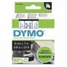 Dymo oryginalny taśma do drukarek etykiet, Dymo, 40914, S0720690, niebieski druk/biały podkład, 7m, 9mm, D1 - 1