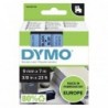 Dymo oryginalny taśma do drukarek etykiet, Dymo, 40916, S0720710, czarny druk/niebieski podkład, 7m, 9mm, D1 - 1