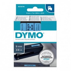 Dymo oryginalny taśma do drukarek etykiet, Dymo, 40916, S0720710, czarny druk/niebieski podkład, 7m, 9mm, D1 - 2