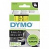 Dymo oryginalny taśma do drukarek etykiet, Dymo, 40918, S0720730, czarny druk/żółty podkład, 7m, 9mm, D1 - 1