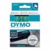 Dymo oryginalny taśma do drukarek etykiet, Dymo, 40919, S0720740, czarny druk/zielony podkład, 7m, 9mm, D1 - 2